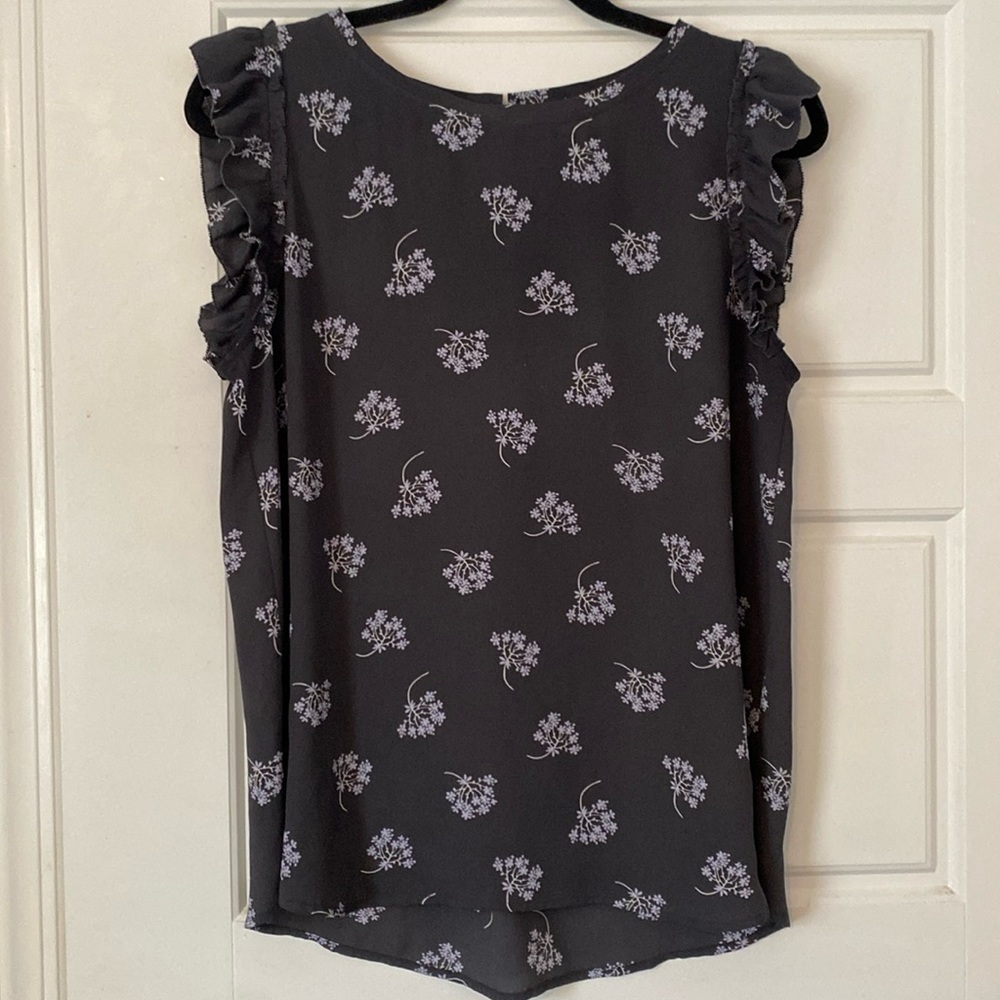 Loft Floral Blouse Size Small